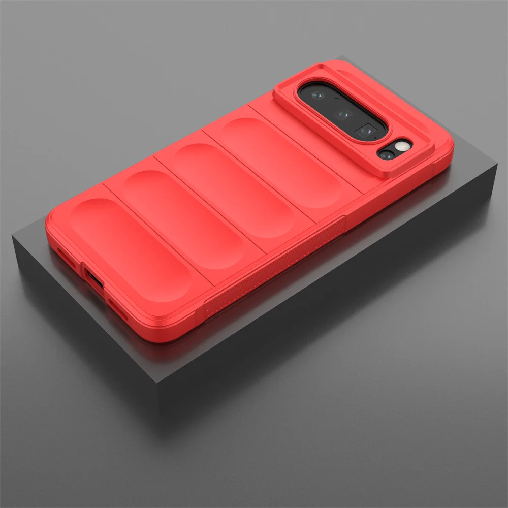 Shockproof Liquid Silicone Soft Back Cover - Armor Edition