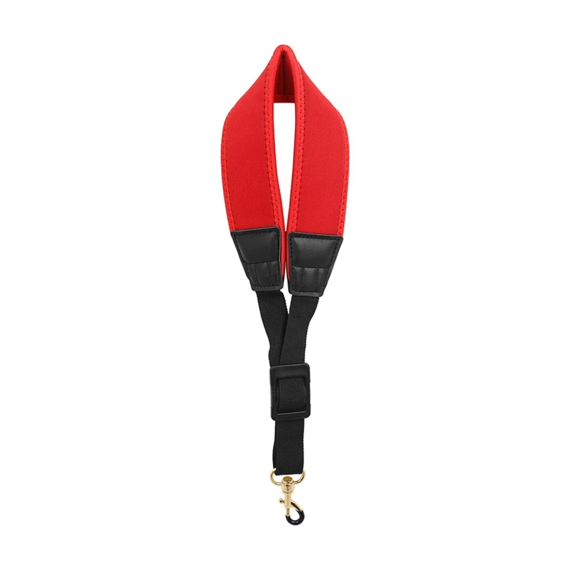Una Tracolla Morbida In Nylon Sax Imbottita Per Alto Tenore Baritone Soprano Rosso