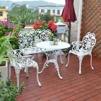 Luxury Nordic Garden Furniture Sets Mobile Coffee Restaurant Study Table Balcony Kitchen Writing Mesas De Comedor Home Furniture