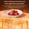 Fast Heating Food Electric Warming Tray Foldable Food Warmer Keeps Food Hot Constant Plate with Adjustable Temperature Control 4