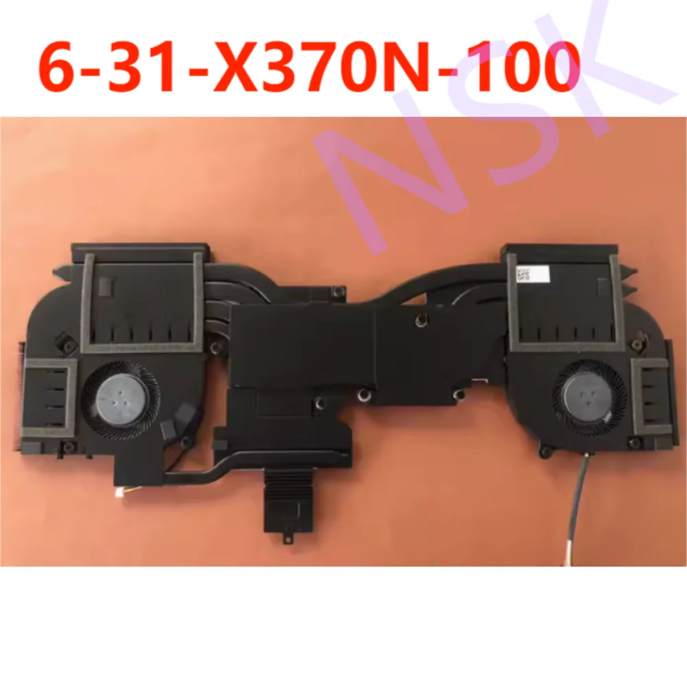 

Original 6-31-X370N-100 6-41-X370-101 FOR HASEE Blue Sky X370 Shenzhou GX10R9 Seven Rainbow X17 Max 12V Fan Radiat 100% TEST OK