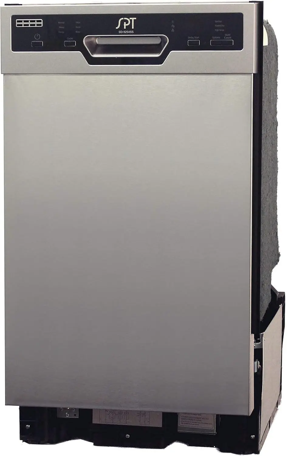 18″ Wide Built-In Stainless Steel Dishwasher w/Heated Drying, ENERGY STAR,6 Wash Programs,8 Place Settings and Stainless Steel 2