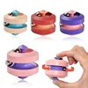 1pcs Bead Orbit Fidget Gyro Infinity Spinner Rotating Magic Track Fingertip Bead Toys Anti-stress Cube with Box Package 2