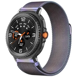Magnetic Stainless Steel Milanese Loop Watch Band Bracelet - Galaxy Ultra 47mm (Color)