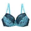 2024 New Lace Push Up Bras 34/75 36/80 38/85 40/90 42/95 44/100 DEF Cup Lingerie Black White Red Blue Beige Purple Underwear