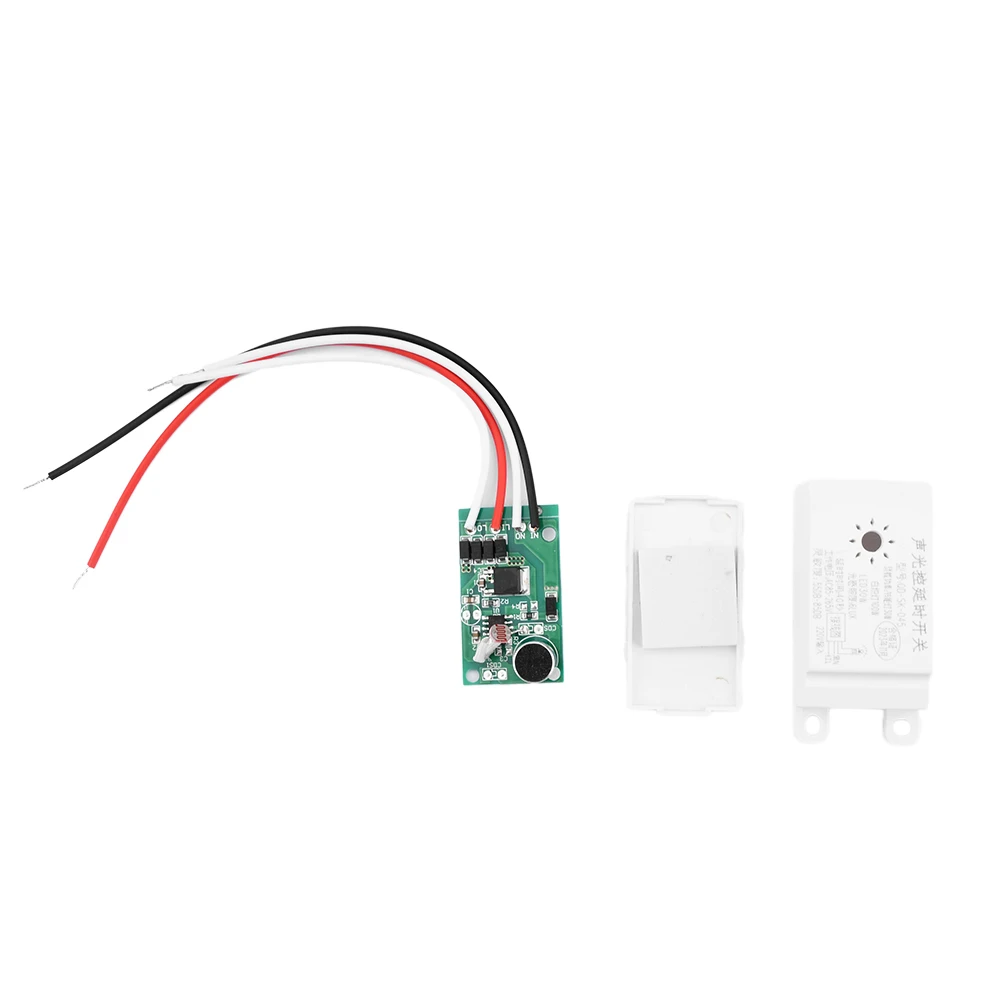 Intelligent Sound-Activated Light Switch with Sensor for Corridors, Bathrooms, and Warehouses