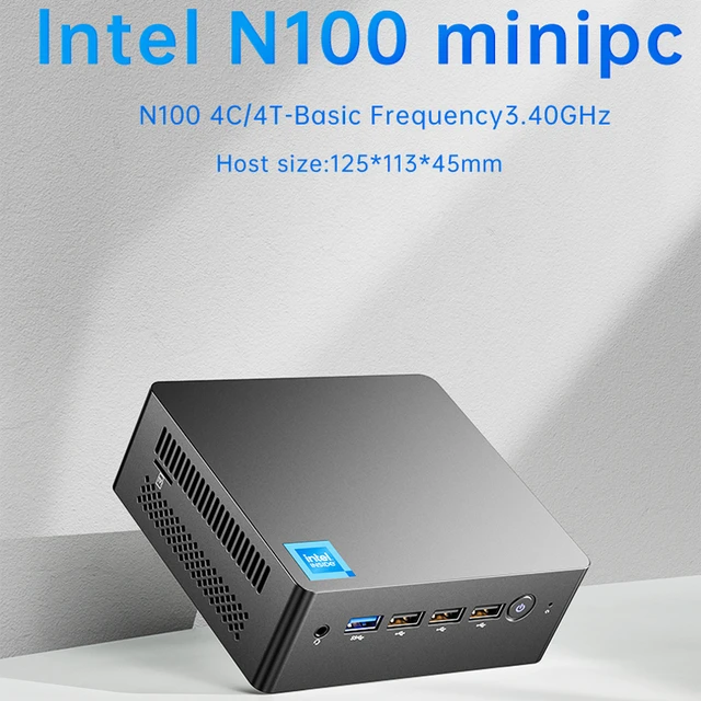 Newest 12th Gen Mini Pc Intel Alder Lake N100 Quad Core Up to 3.4