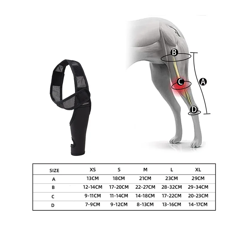 Dog Knee Brace For Support With Cruciate Ligament Injury, Joint Pain And Muscle Sore, Better Recovery With Dog ACL Knee Brace
