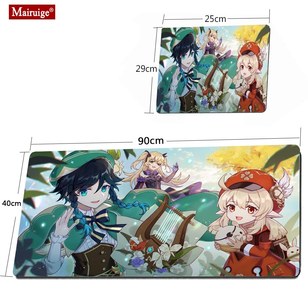 

Hu Tao Mouse Pad Genshin Impact ковер Kawaii Gaming Accessories PC Computer Keyboard Gamer Desk Mat Alfombrilla Xxl LOL Mousepad