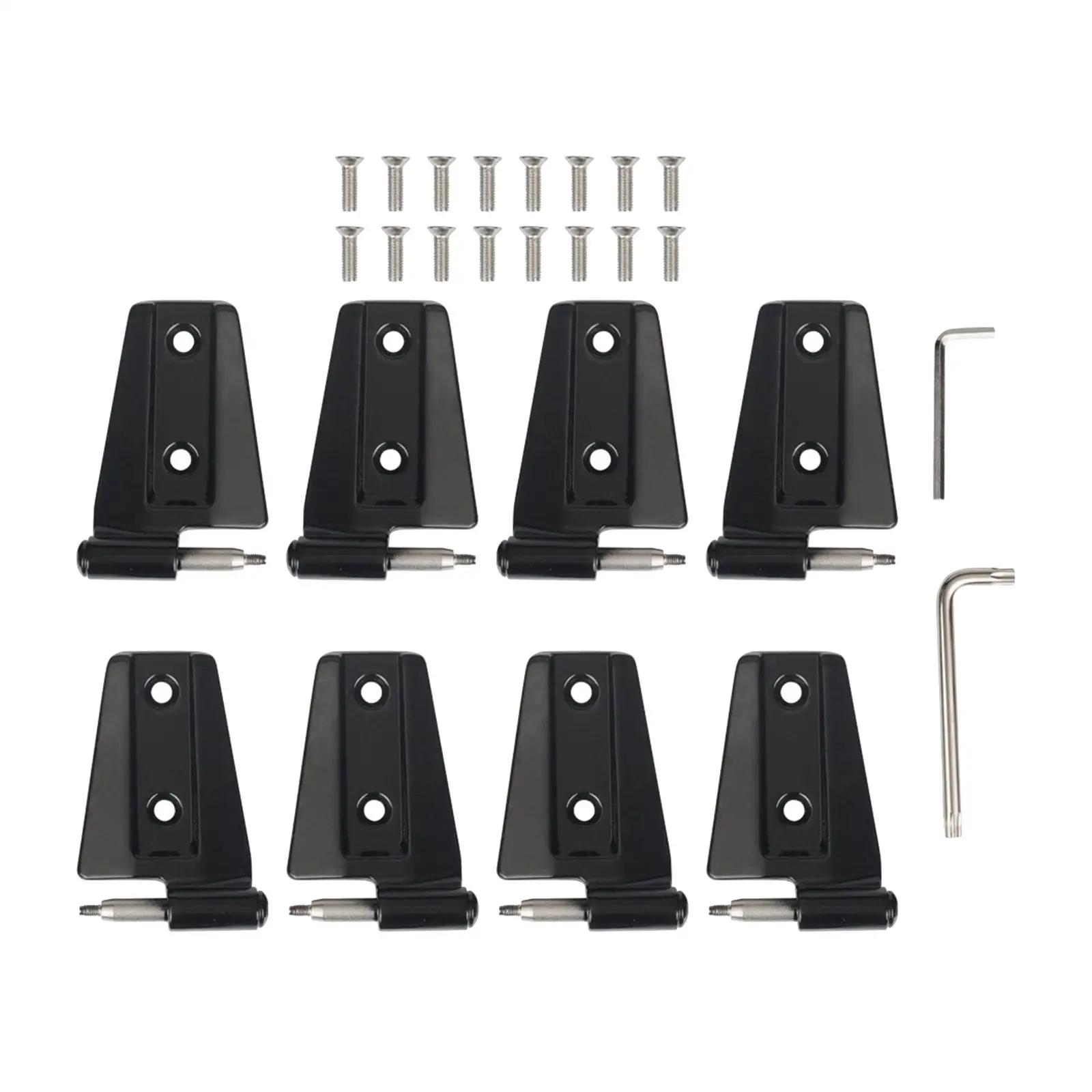 

4 Door Hinge Assembly Kit 55395384 Car for Jeep Wrangler 2007 - 2018 JK