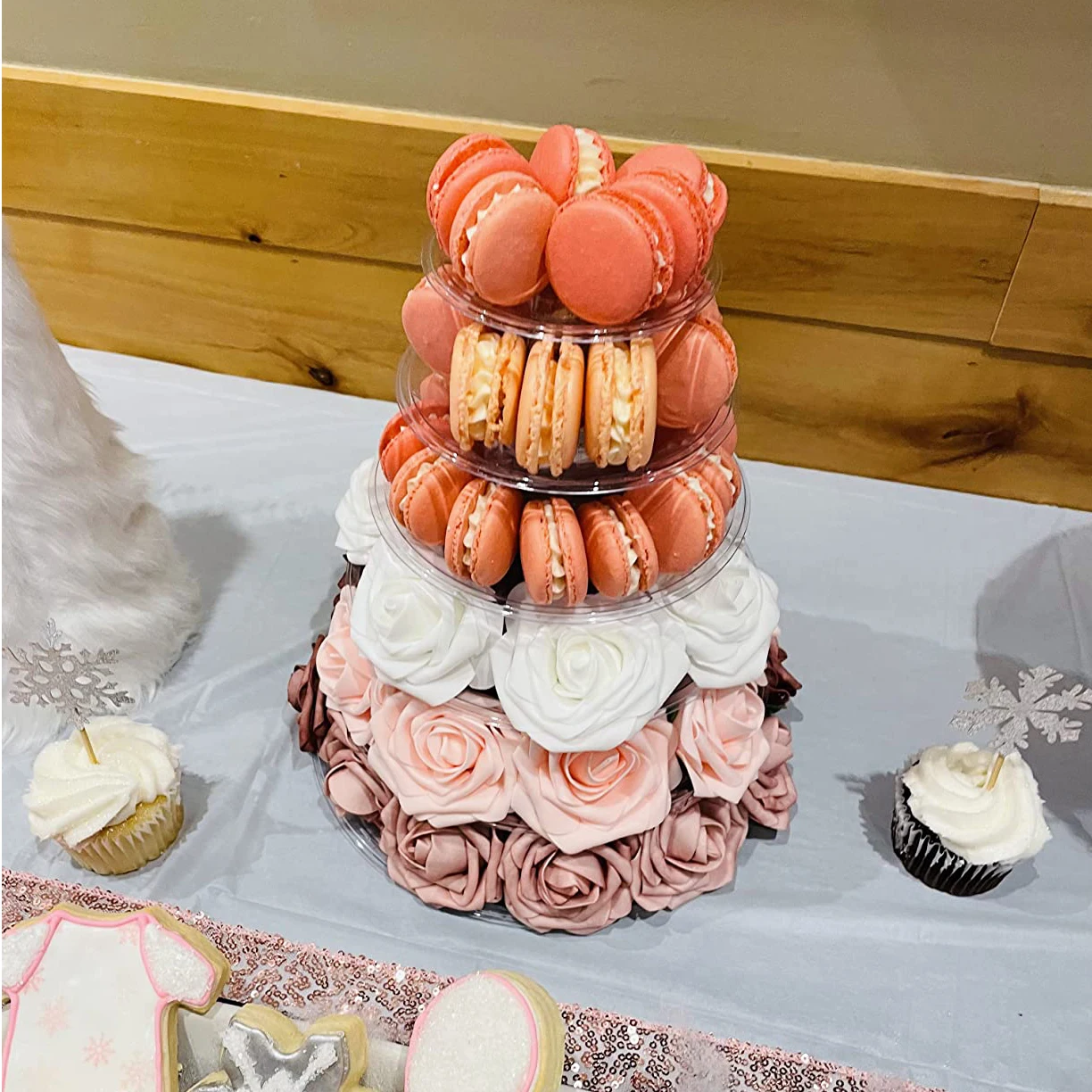 Cupcake toren / Macaron toren - Bellaria Cake Design
