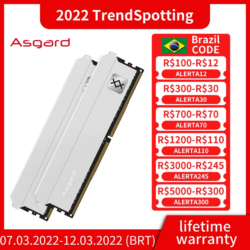 Asgard оперативная память ddr5 ОЗУ для настольного компьютера 16 Гб 4800 МГц 5200 DIMM XMP