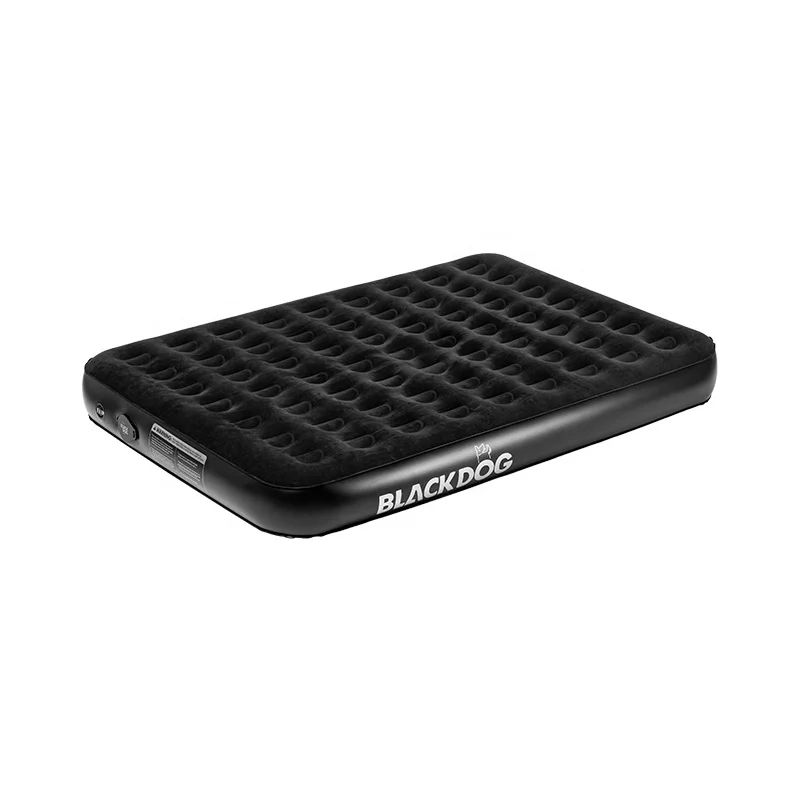 

Blackdog outdoor camping double inflatable bed air mattress with built-in pump