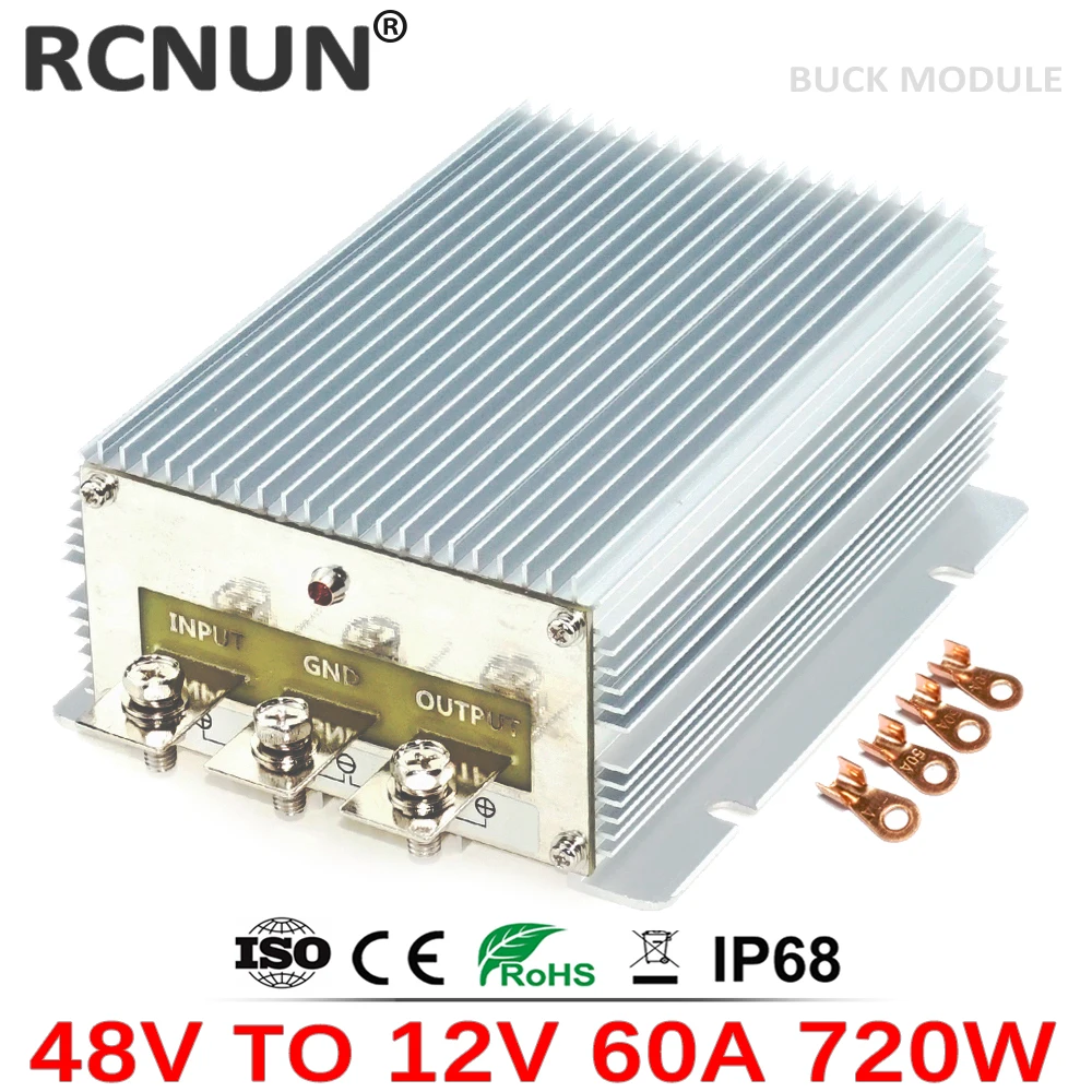 High Power 36v 48v To 12v 50a 60a Golf Cart Voltage Reducer Dc Dc Step