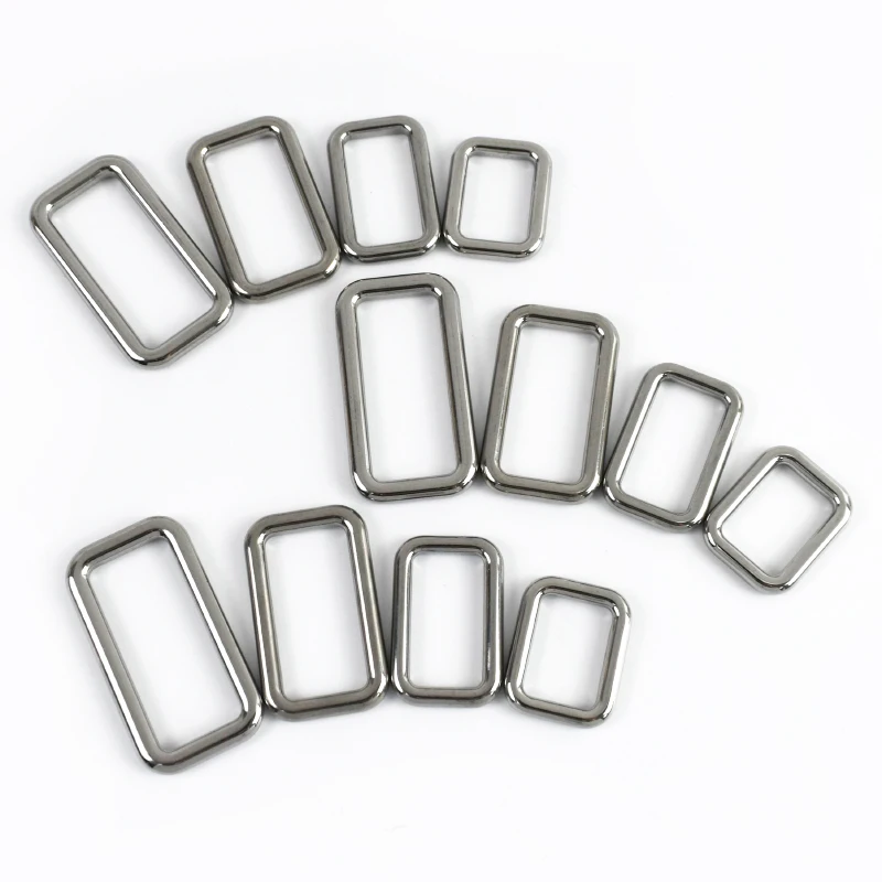 2/4/5/10Pcs 스테인레스 스틸 가방 링 버클 20/25/32/38mm 스트랩 O D 링 사각형 타원형 카라비너 ??후크 개 목걸이 벨트 루프 걸쇠