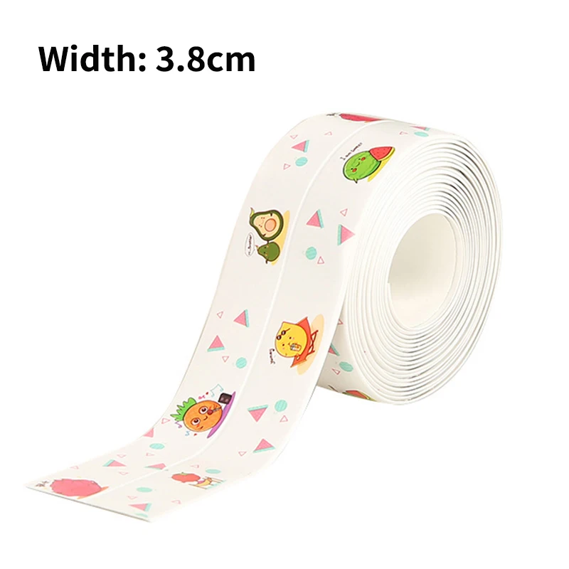 2021 New Bathroom Kitchen Shower Sink Bath Sealing Strip Tape Caulk Strip Self Adhesive Waterproof Wall Sticker Sink Edge Tape 