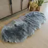 1Pcs 60x100cm Imitation Wool Fluffy Carpet with Wavy Edges Plush Floor Mat Sofa Bedside Blanket Home Decor 3