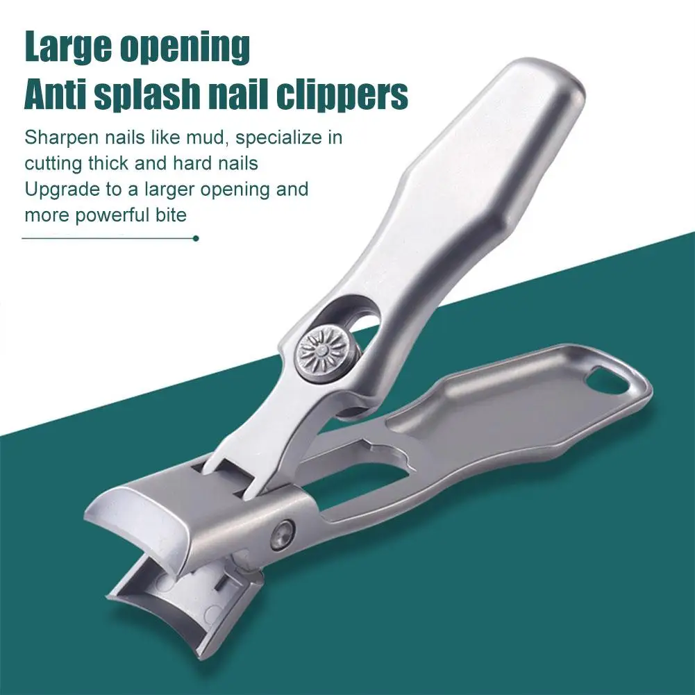 

Professional Nail Cutter Stainless Steel Nail Clippers Toenail Fingernail Manicure Trimmer Toenail Clippers For Thick Nails Z3w6
