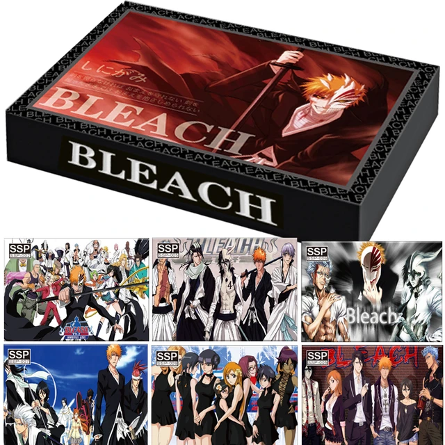 Newest Original Bleach Japan Anime Collection Card Cartas Games Battle Card  for Children Birthday Gift Carte Juego De Cartas