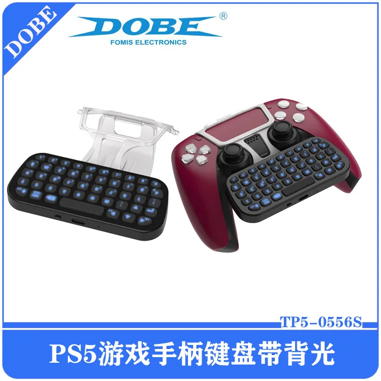 TP5-0556S Wireless Bluetooth-compatible Gamepad Keyboard Chat Voice Pad External Key Panel Game Accessories for PS5 Controller