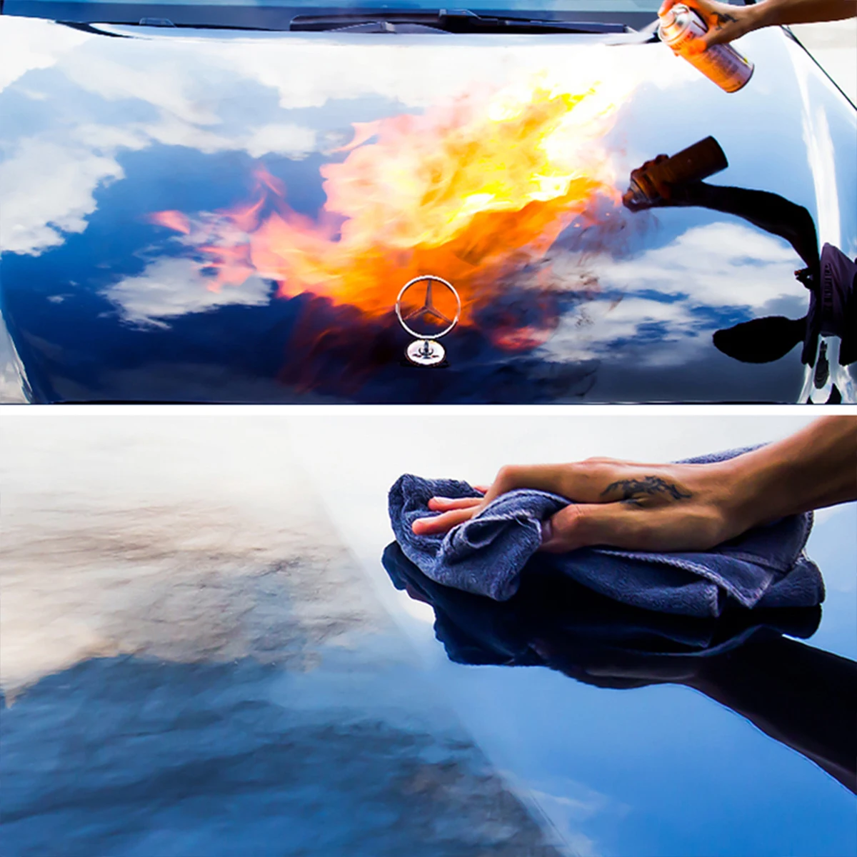 Car Coating Agent Car Coating Spray Car Ceramic Nano Coating Liquid Coatin Nano Crystal Hydrophobic Layer Polishing Paint Coating Agent HGKJ S6
