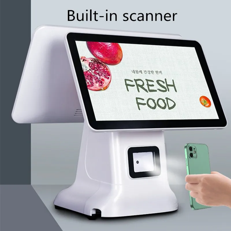 Terminale Del Sistema Pos 15.1 "Integrato Con Stampante Da 58Mm Touch Registratore Di Cassa All-In-One Scanner Integrato Opzionale È Supportato