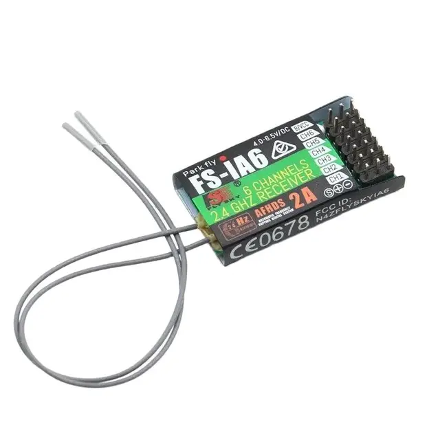 FS FlySky RC Receiver FS-iA6 2.4G 6CH Channel AFHDS RC FPV Drone Car For FS-i10 FS-i6 FS-i4 FS-GT2F FS-GT2E FS-GT2B Transmitter 1
