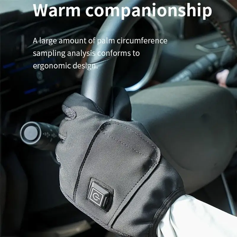 Warming Gloves USB Charging Battery Operated Thermal Gloves Heated Motorcycle Gloves Hand Warmers Cold Weather Gear For Cycling 2