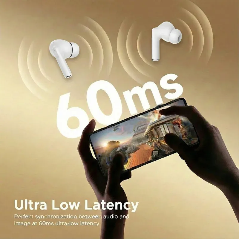 Active Noise Cancelling Wireless Headphones with Immersive Sound Ultra-Low Latency Effortless Wireless Charging for Gym running 4