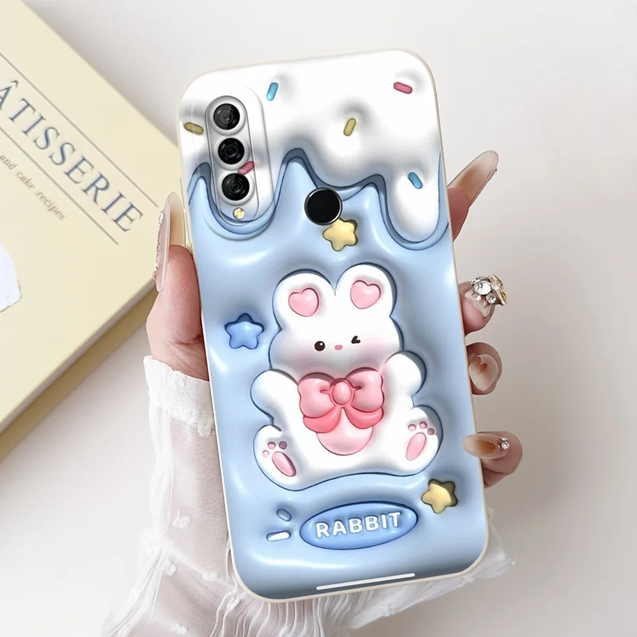 Cute Panda Rabbit Soft Silicone Phone Case for Huawei P30 Lite Nova 4e - Stylish and Protective Cover