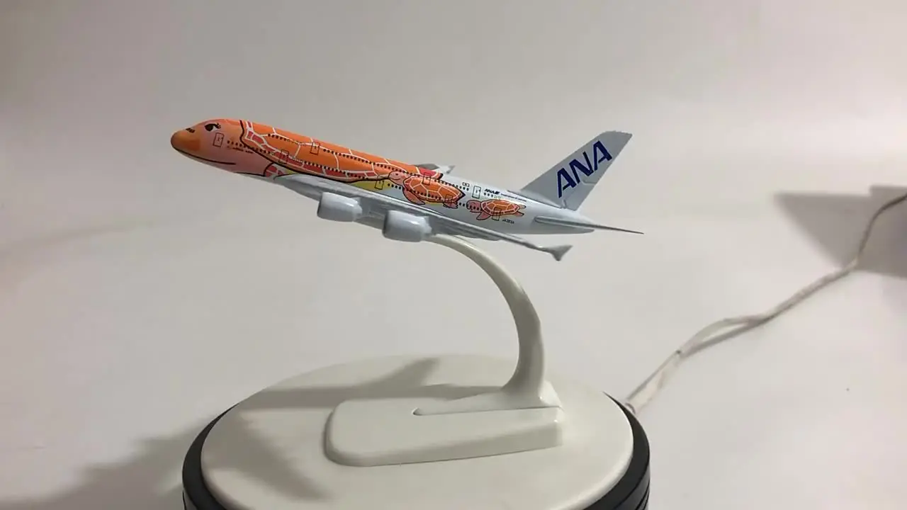 1/400スケール 16/20CM ANA シー・タートル・ペインティング A380