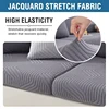 LANMOLIFE 1PC Thick Stretch Jacquard Sofa Cushion Cover Spandex Non-Slip Sofa Covers Machine Washable Furniture Covers 5
