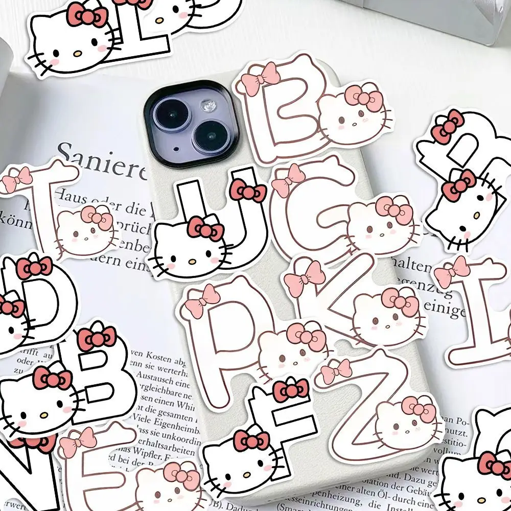 

Наклейка с надписью Hello Kitty, 50 листов, «сделай сам», наименование, украшение для творчества, наклейка на стакан с водой для девочек, милые подарки для студентов