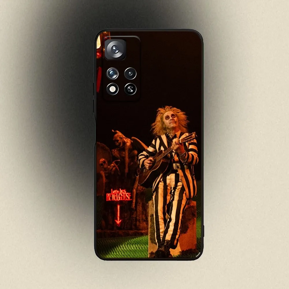thumbnail image 1 of Funda de teléfono de la película B-BeetlejuiceS 2 para Samsung Galaxy A20, A21s, A22, A31, A32, A52, A53, A72, 73, A80, A91, funda negra suave, 1 of 5