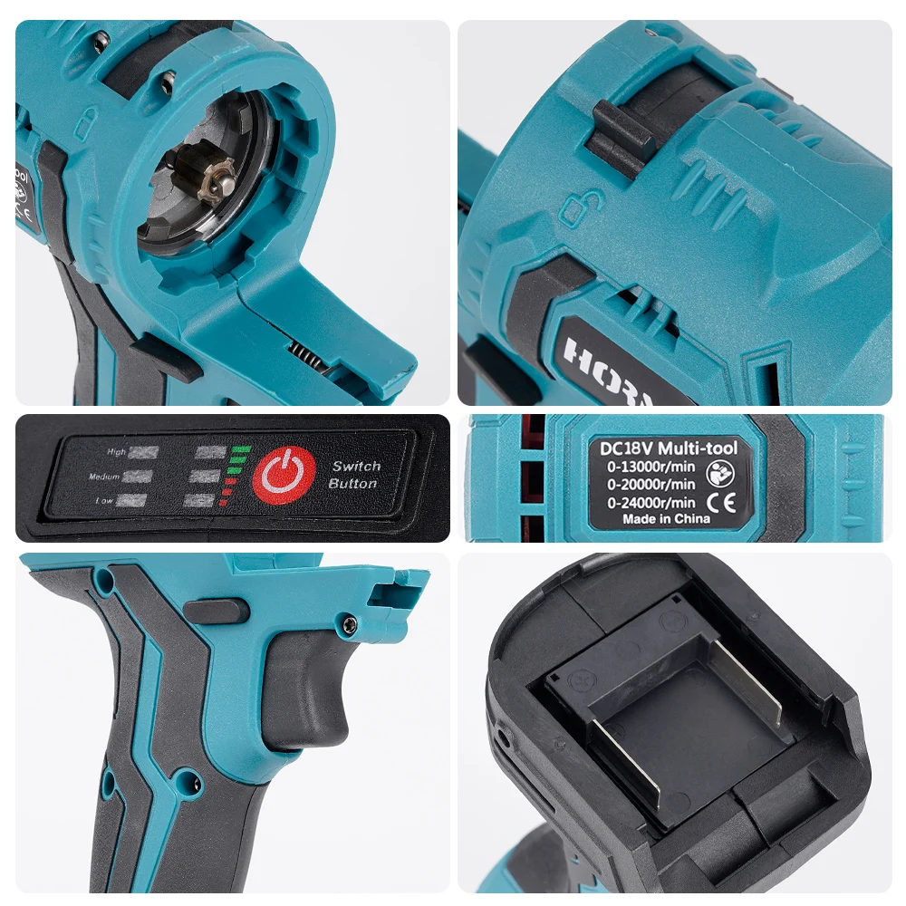Brushless Electric Treasure Multitool Tools Screwdriver Electric Drill Polisher Reciprocating Saw Polisher Power Accessories 6