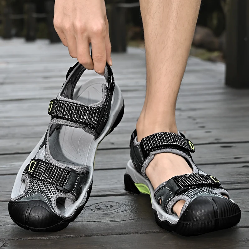 2023 Men's Women's Shoes Summer Outdoor Student Sandals Anti slip Soft Bottom River tracing Sports Flat Bottom Beach Shoes