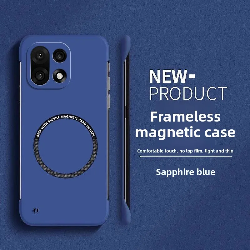 Ultra Thin Frameless Magnetic Phone Case - Rugged Matte Protective Cover