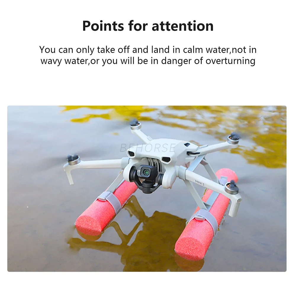 รูปสินค้า ชุดลอยน้ำสำหรับโดรน DJI Mini 3/4 Pro - ลงน้ำได้อย่างปลอดภัย