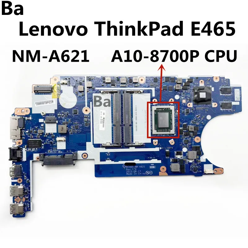 

Для Lenovo ThinkPad E465 Laotop материнская плата NM-A621 CPU R5 2GB GPU