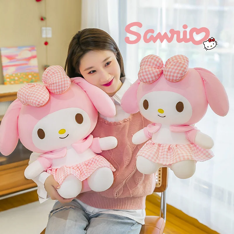 

Sanrio розовая юбка Мелодия плюшевые игрушки мультяшная мягкая набивная кукла кавайная декоративная подушка для комнаты плюшевые игрушки подарок девочке на день рождения