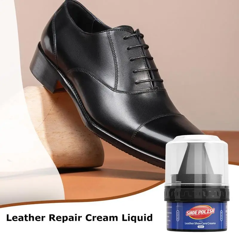 Leather Shoe Cream 50ml Car Leather Repair Cream Maintenance Car Conditioner Interior Cleaner For Shoes