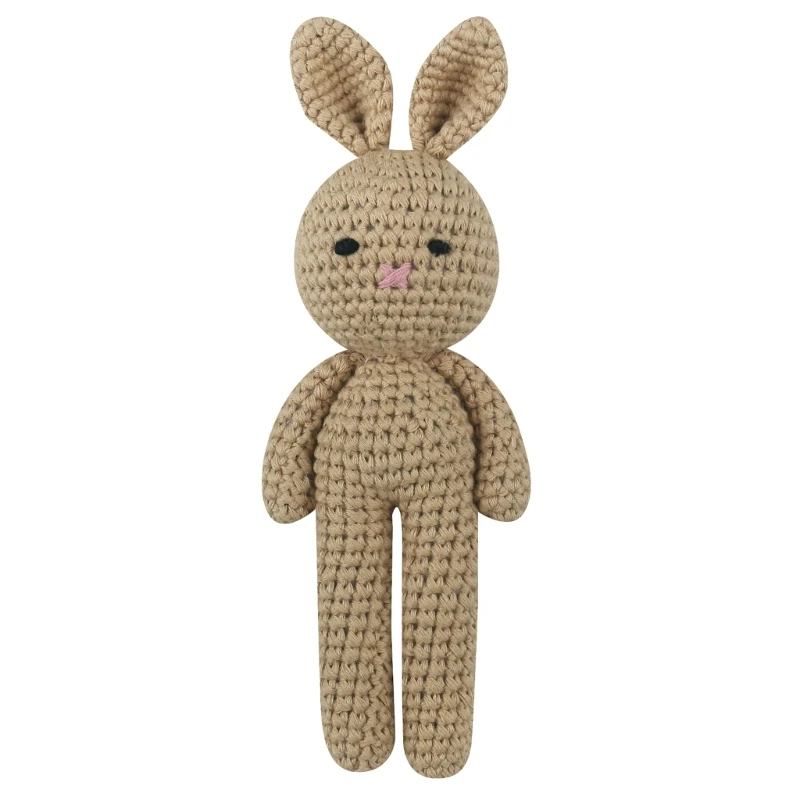 Precioso peluche de ganchillo hecho a mano, regalo para sofá, decoración de escritorio, regalo de baby shower de dibujos animados, juguete de ganchillo, envío directo