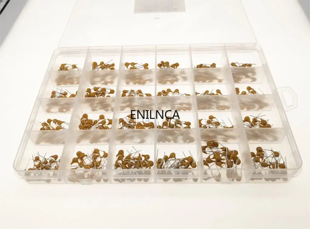 Ceramic Capacitor 480pcs Monolithic Ceramic Capacitor 10pF~10uF Assorted Kit