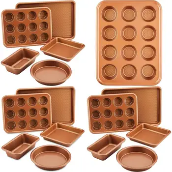 5-Piece Copper Bakeware Set 1