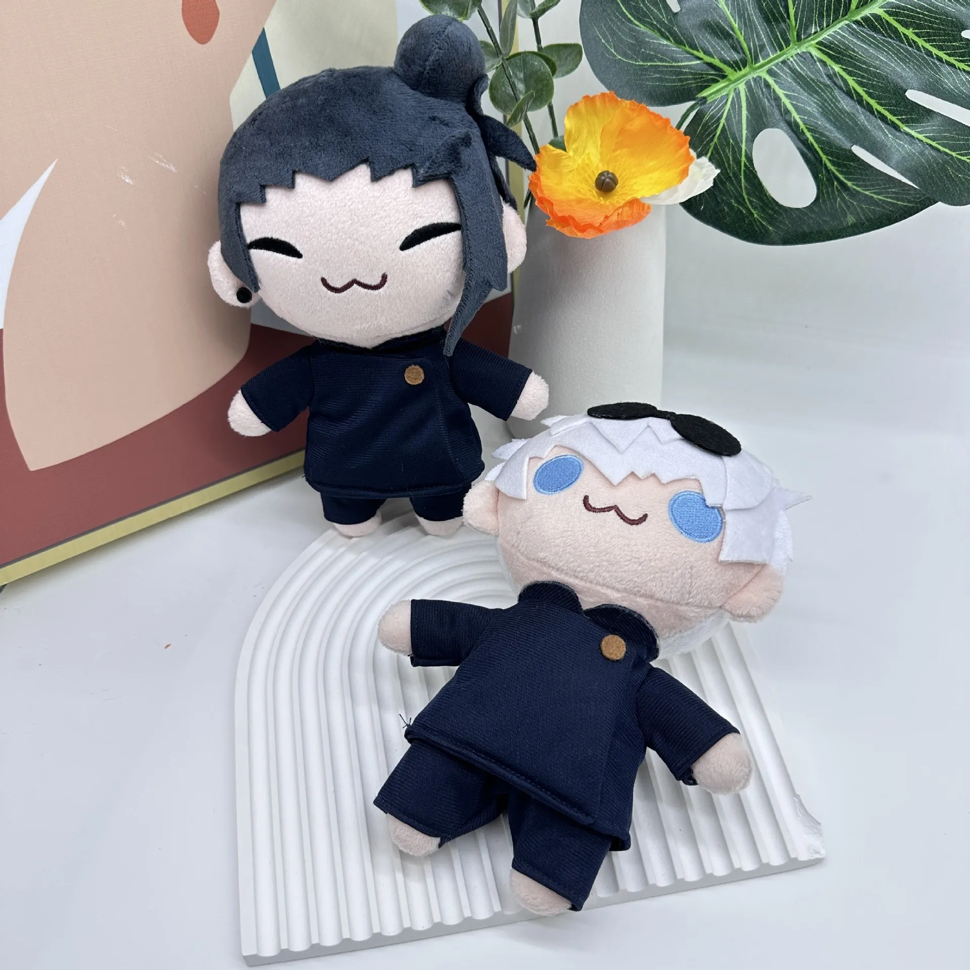 

Jujutsu Kaisen Funny Cosplay Plush New Gojo Saturo Geto Suguru Friends Soft Collection Props Gifts