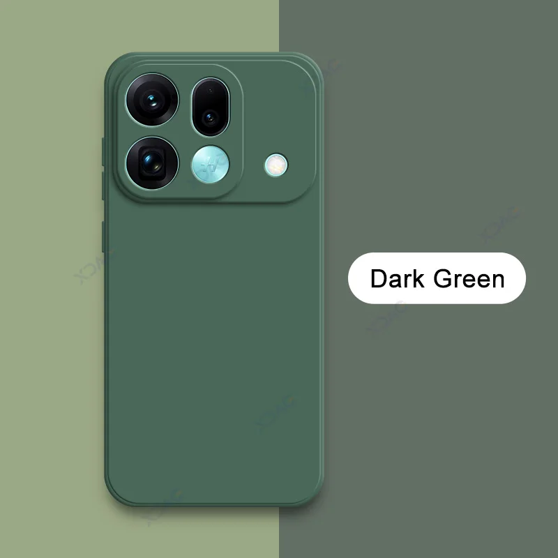 Luxury Dual Layer Soft Square Liquid Silicone Cellphone Case with Ultra Lens Protection