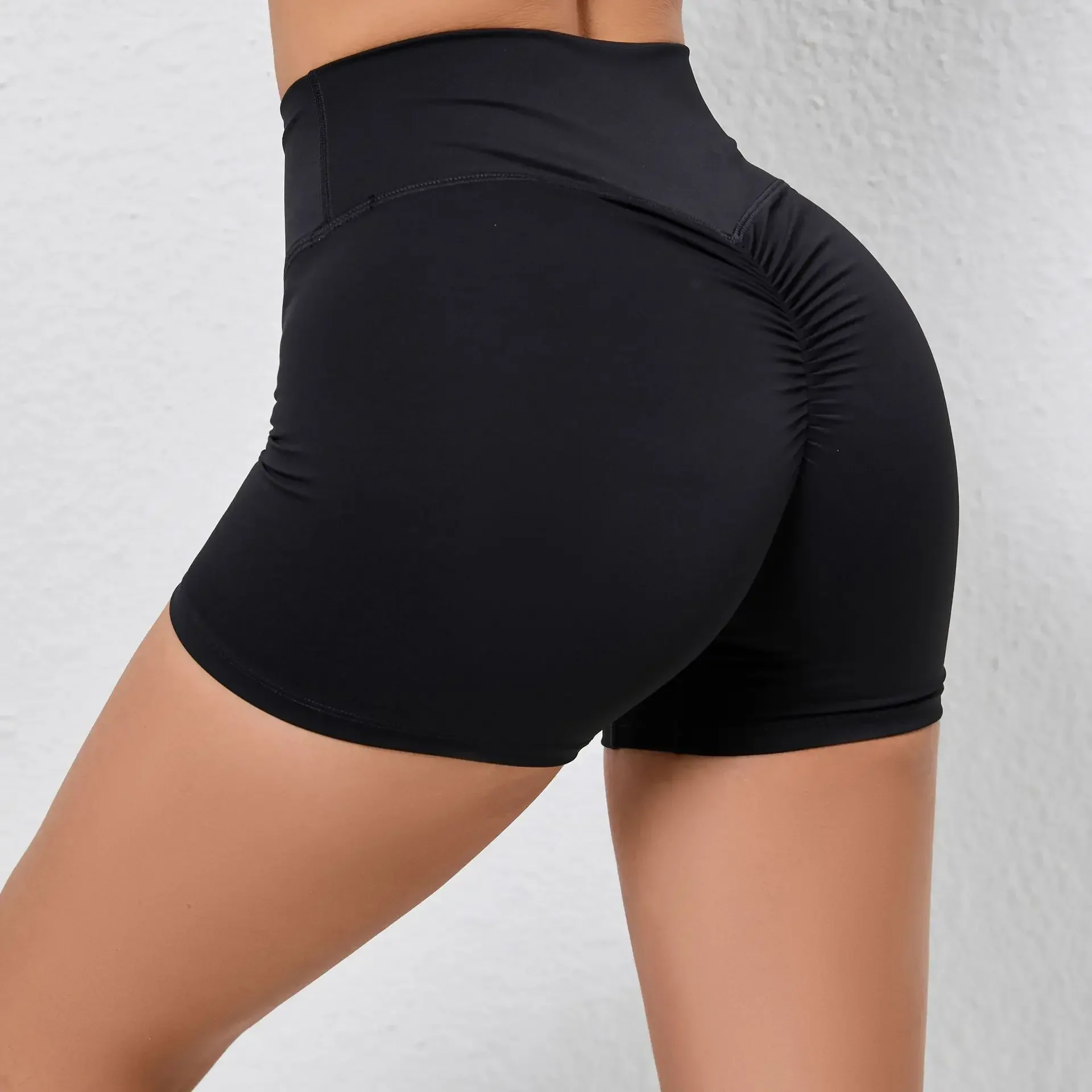 Women Scrunch Yoga Shorts High Waist