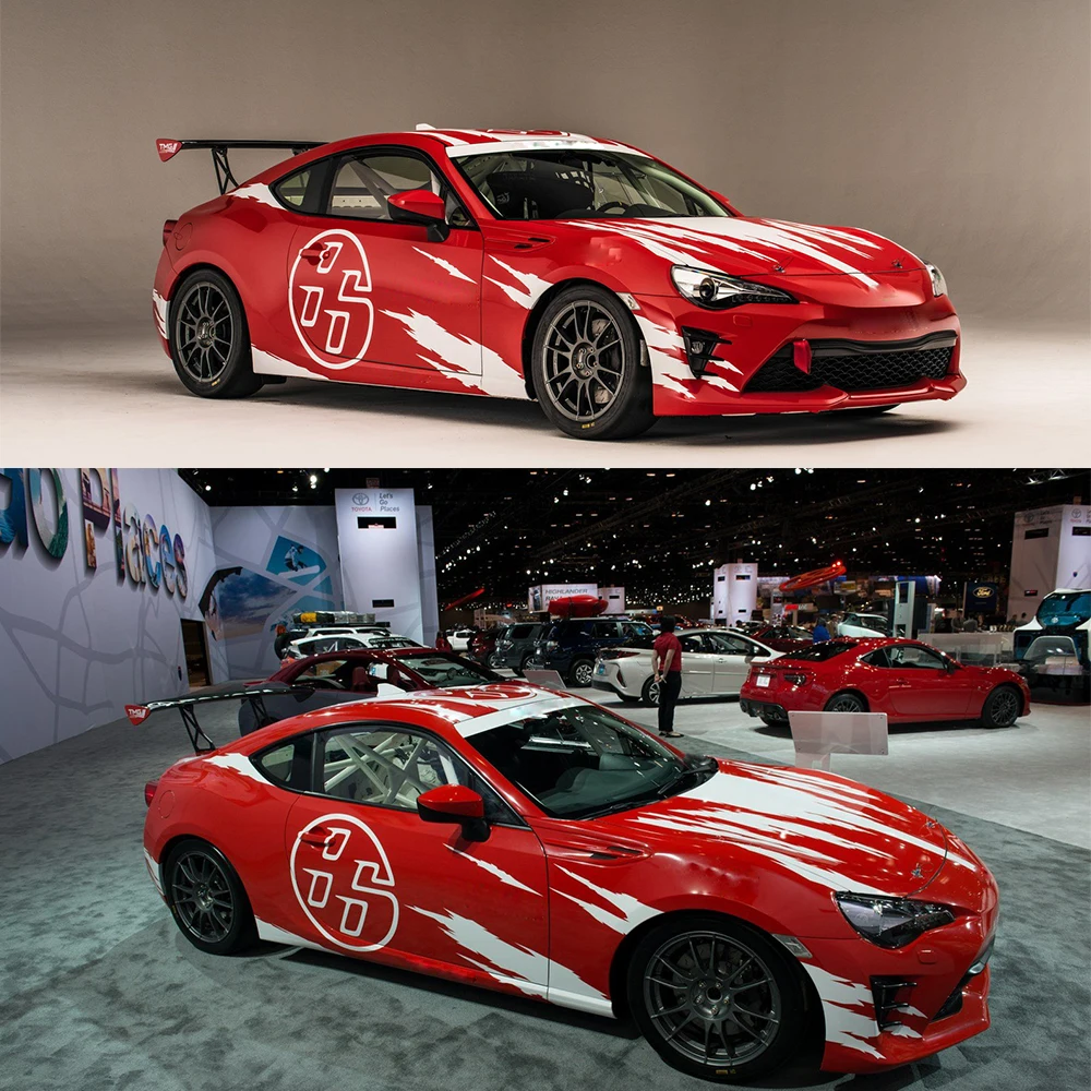 

Car Stickers Rancing Exterior Details Stickers For Toyota 86 GT86 Accessories Body Exterior Decoration Decal Car Goods