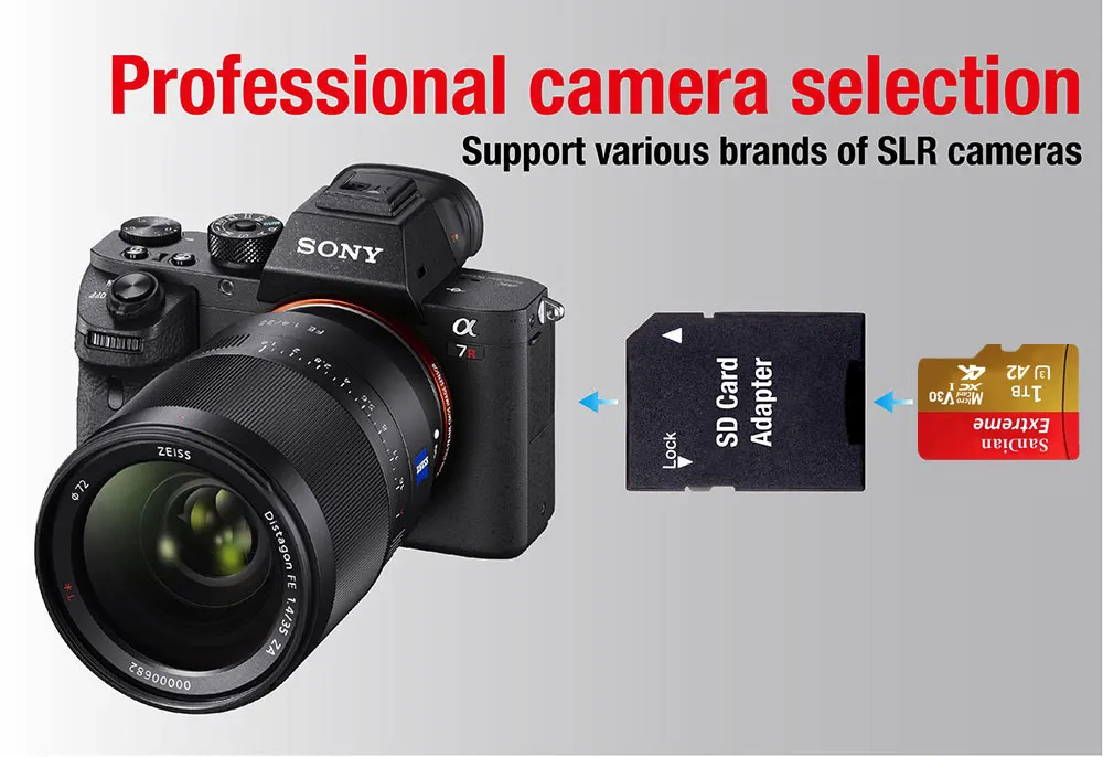  마이크로 메모리 카드, 128GB 플래시 미니 SD 카드, 256GB 512GB 1TB 고속 마이크로 HD TF 카드, 전화 카메라 드론용