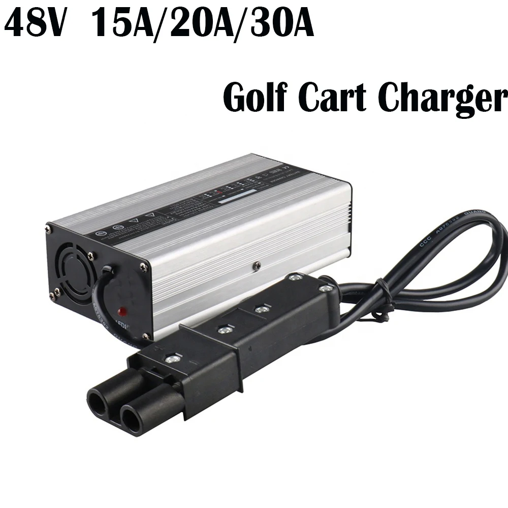 48V 15 AMP 20A 30A Golf Cart Battery Charger Replacement Compatible for
